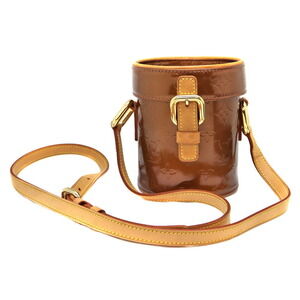 Louis Vuitton Astor Shoulder Bag Brown Bron White Monogram Vernis